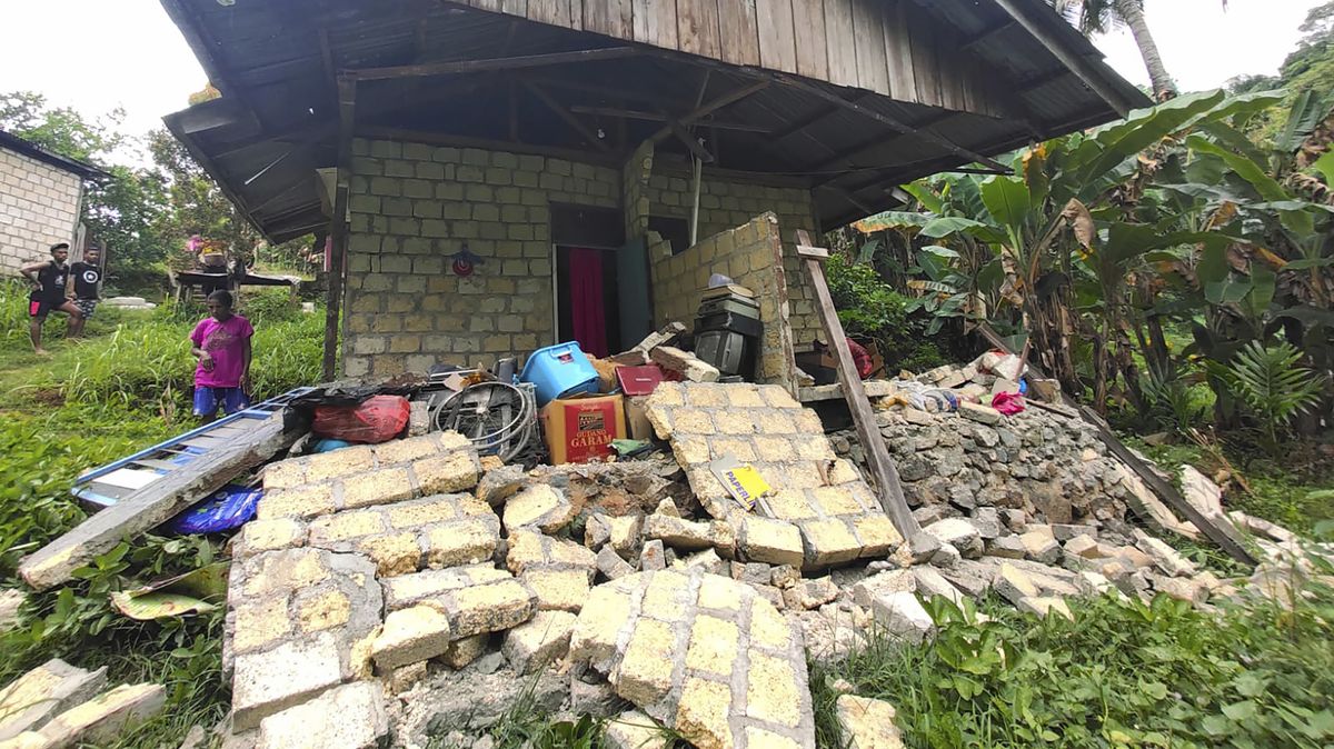Indonésii zasáhlo zemětřesení